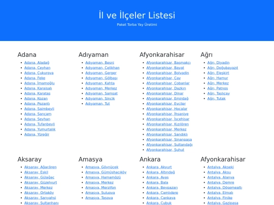 liste screenshot