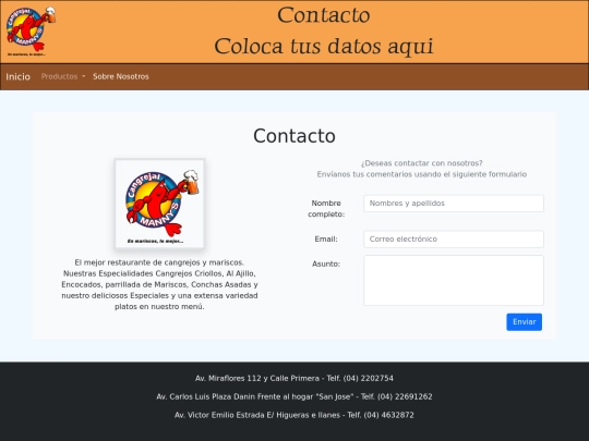 contacto screenshot