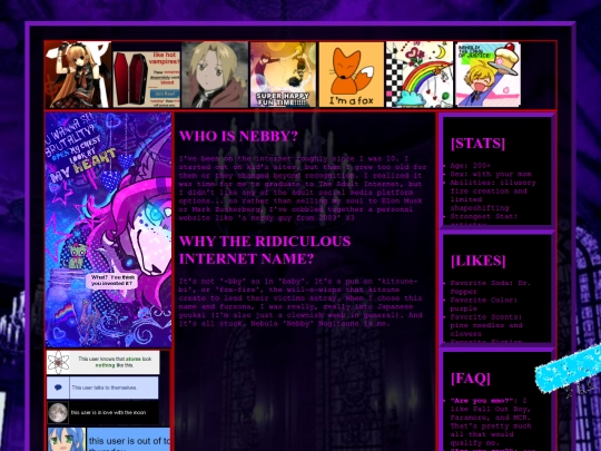 aboutme screenshot