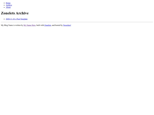 archive screenshot