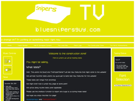 testing screenshot