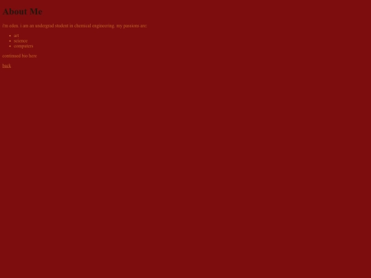 about/aboutme screenshot