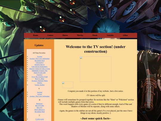 show section/htmls/strangerthings screenshot