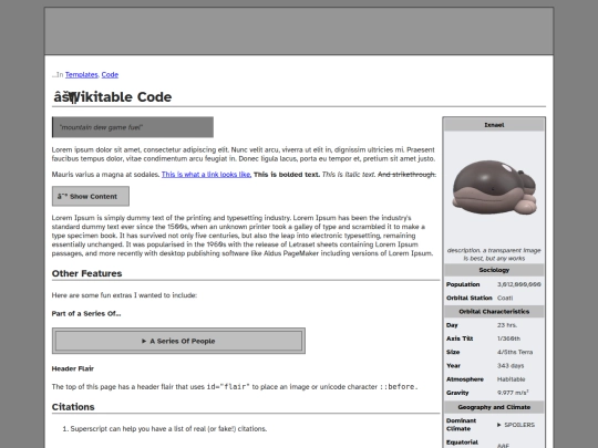 projects screenshot