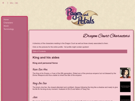 en/characters/dragon-chars screenshot