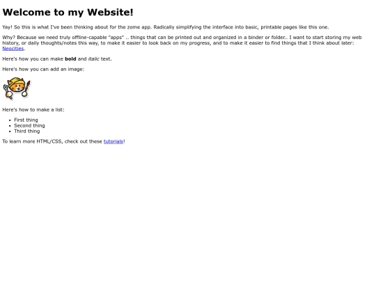 index screenshot