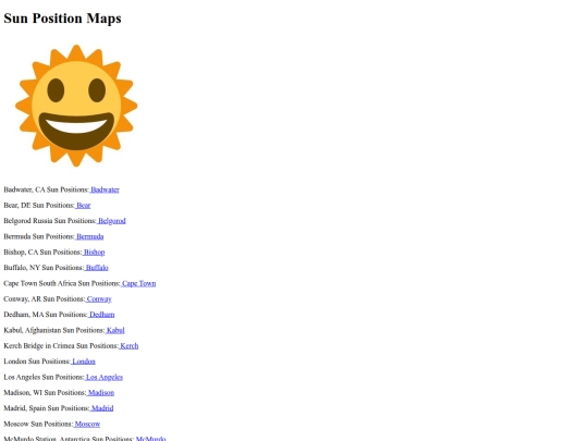 Sunmap/Sunmap screenshot