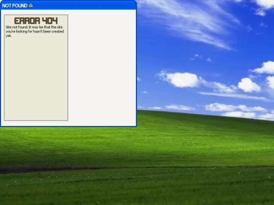 not_found screenshot