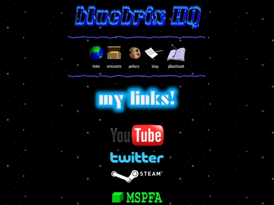 links screenshot
