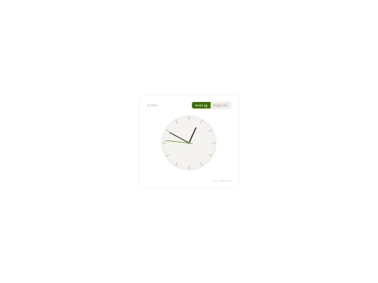 widgets/clock-light screenshot