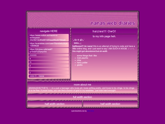 aboutme screenshot