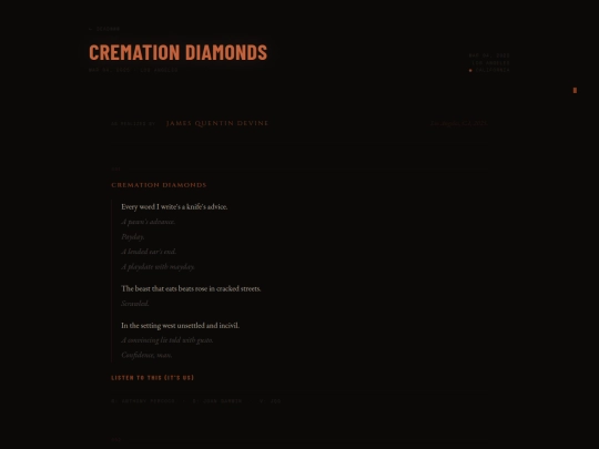 cremationdiamonds screenshot