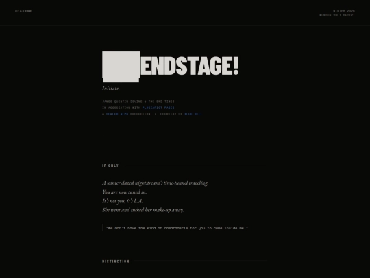 endstage screenshot