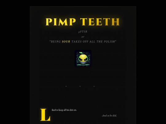 pimpteeth screenshot