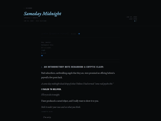 samedaymidnight screenshot