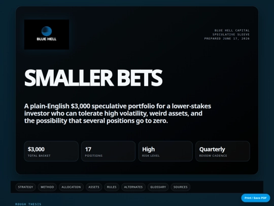 smallerbets screenshot
