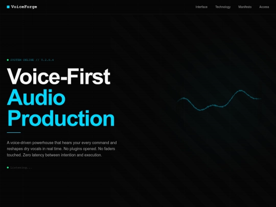 voiceforge screenshot