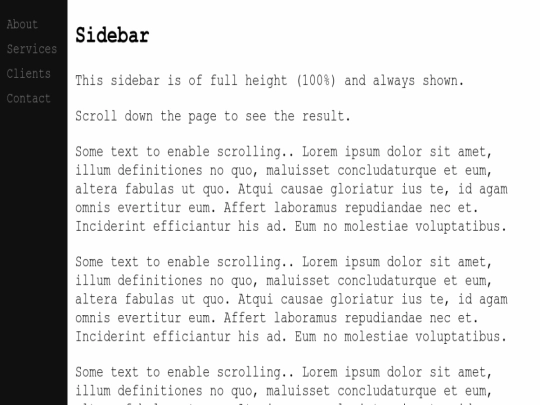 index screenshot