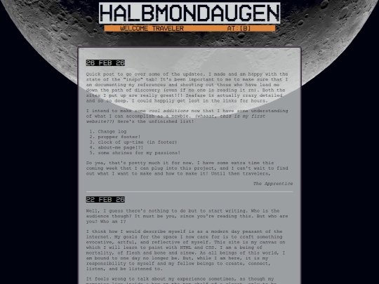 blog screenshot