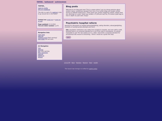 blogposts screenshot