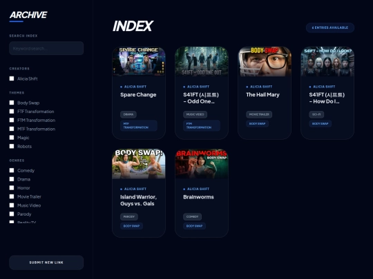 index screenshot