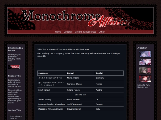 tabletest screenshot