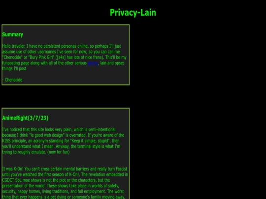 index screenshot