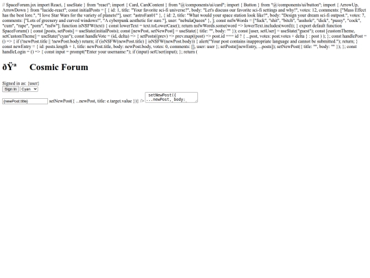 index screenshot