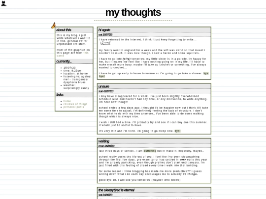 blog screenshot