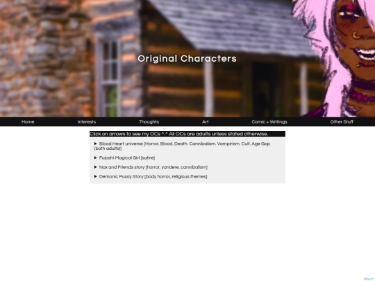 OCs screenshot