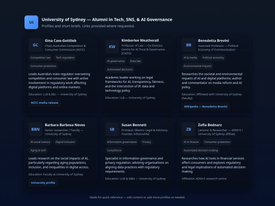 usyd_tech_regulation_alumni screenshot
