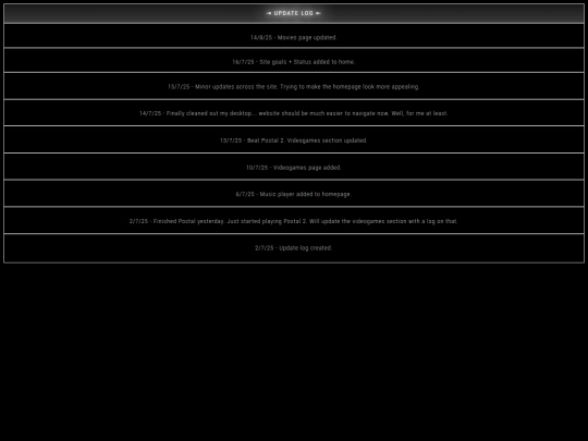 updates screenshot