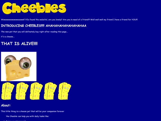 cheebles screenshot