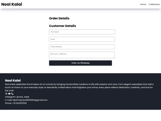 nool-kalai/order screenshot