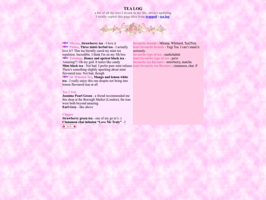 tealog screenshot