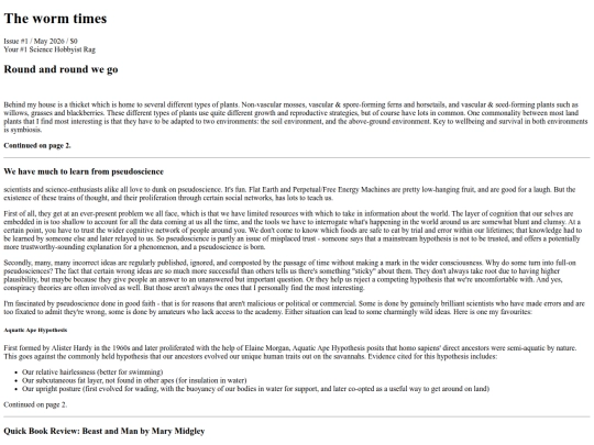 html/worm_times screenshot