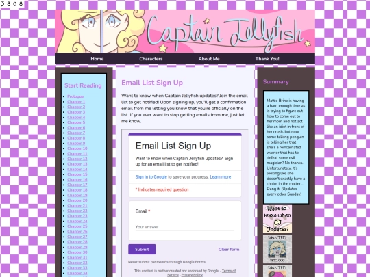 Captain Jellyfish/list screenshot