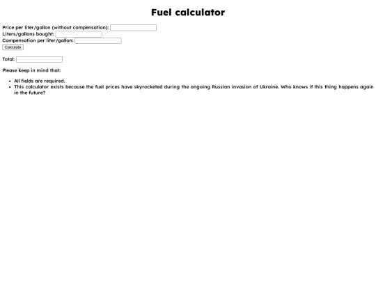 fuel screenshot