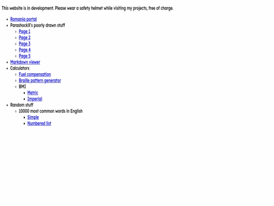 index screenshot