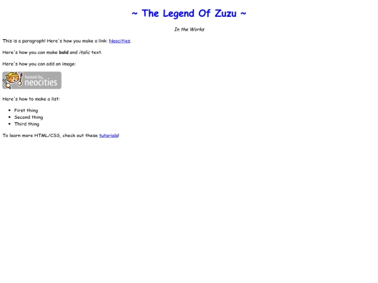 index screenshot