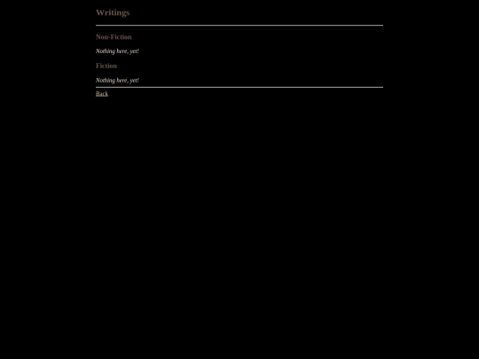 writings screenshot
