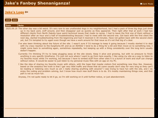 sitelogs screenshot