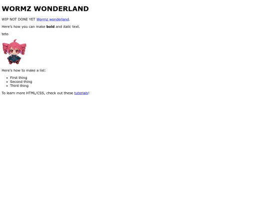 index screenshot