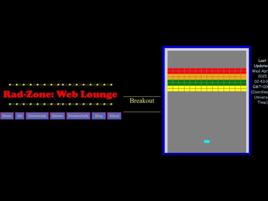 breakoutgame screenshot
