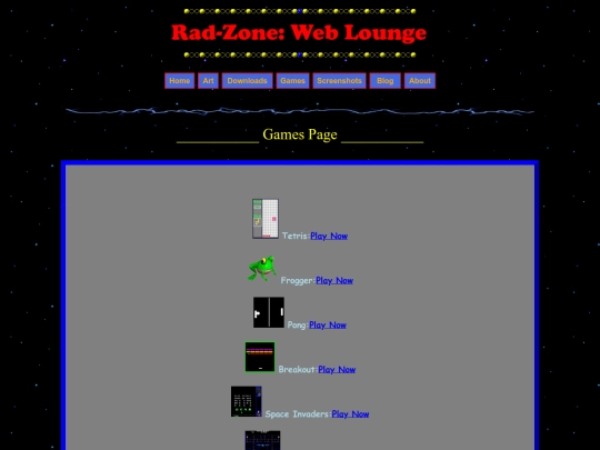 games screenshot