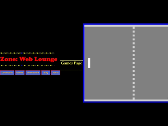 ponggame screenshot