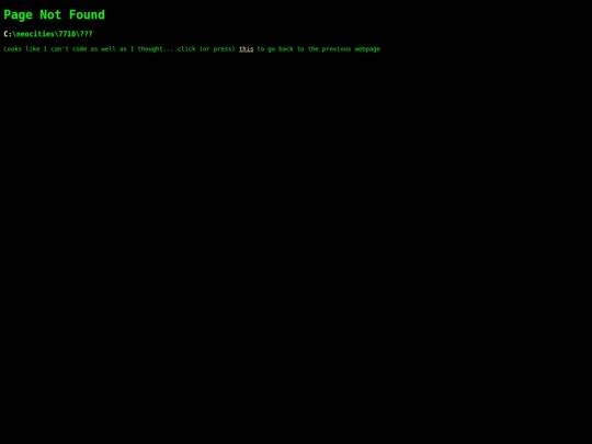 not_found screenshot