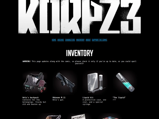 inventory screenshot