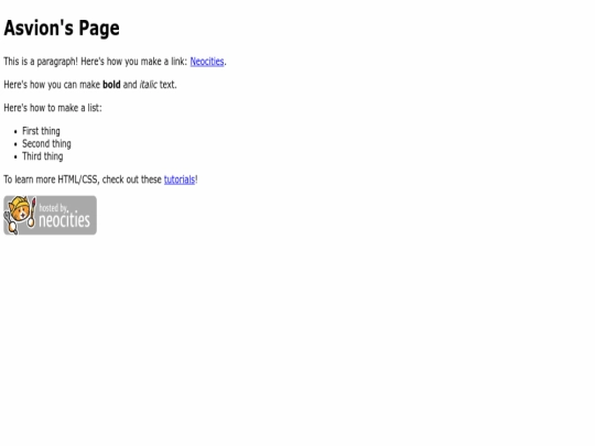 index screenshot