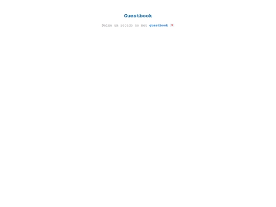 guestbook screenshot